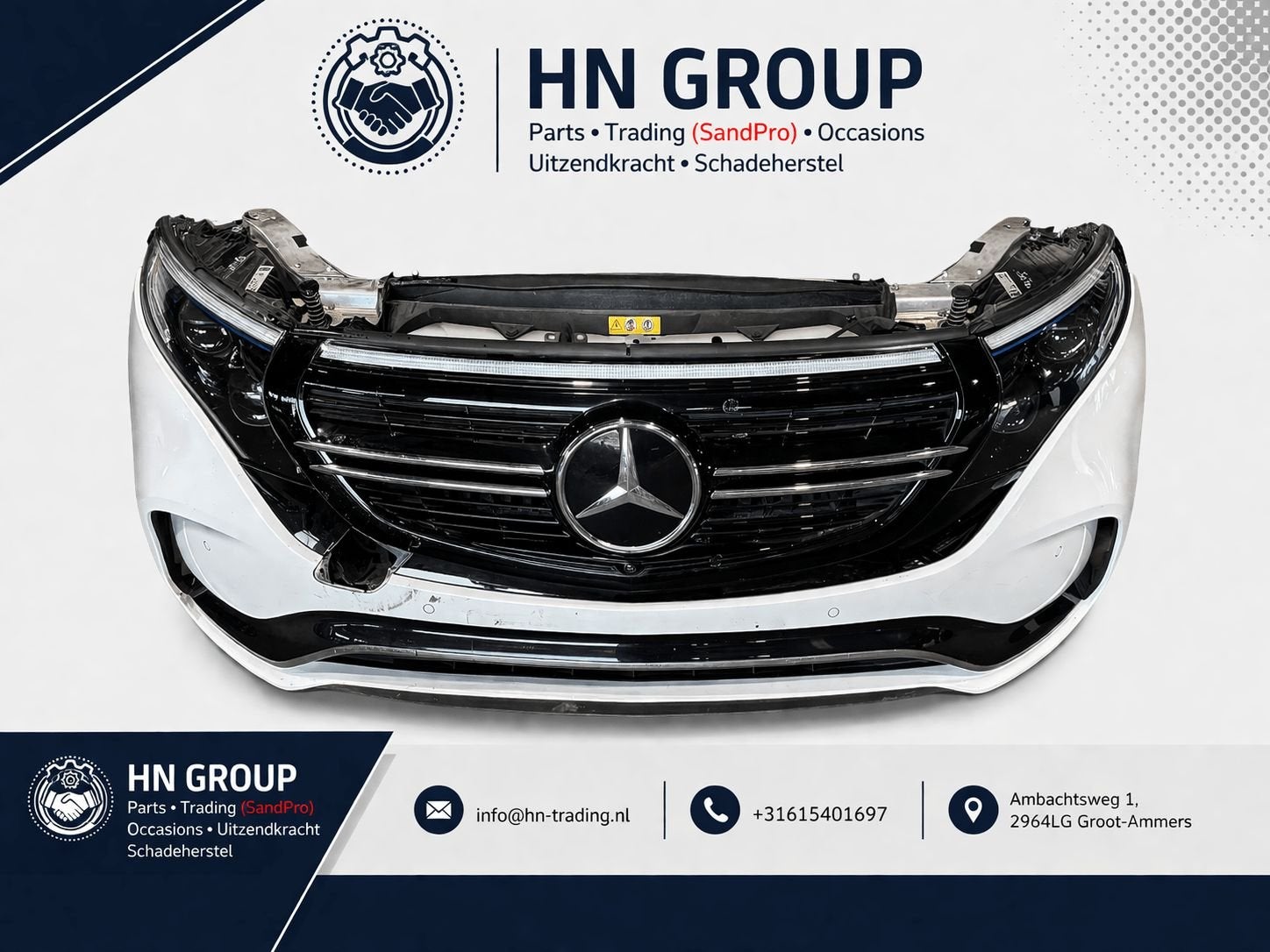 Mercedes-Benz N293 Voorfront, Gebruikt, -, Ophalen of Verzenden, Bumper