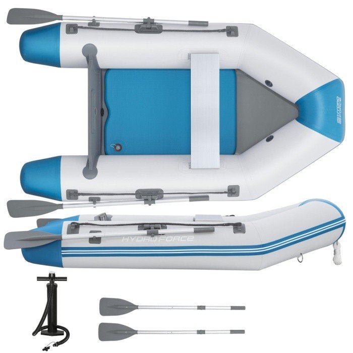 Hydro Force Caspian Elite 230 Rubberboot met accessoires, Watersport en Boten, PVC, Peddels, Zo goed als nieuw, Ophalen