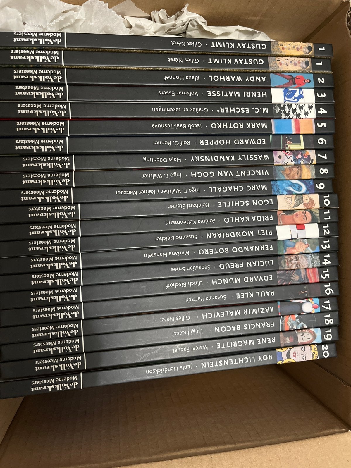 De Volkskrant Moderne Meesters - Complete Serie (20 Boeken), Ophalen of Verzenden, Zo goed als nieuw, Schilder- en Tekenkunst