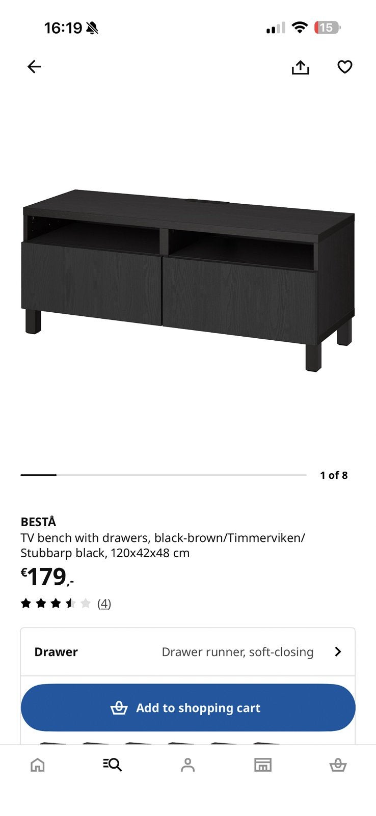 GEZOCHT zwart tv meubel LBH 140x30-35x…, 100 tot 150 cm, Ophalen of Verzenden, Zo goed als nieuw, Minder dan 100 cm