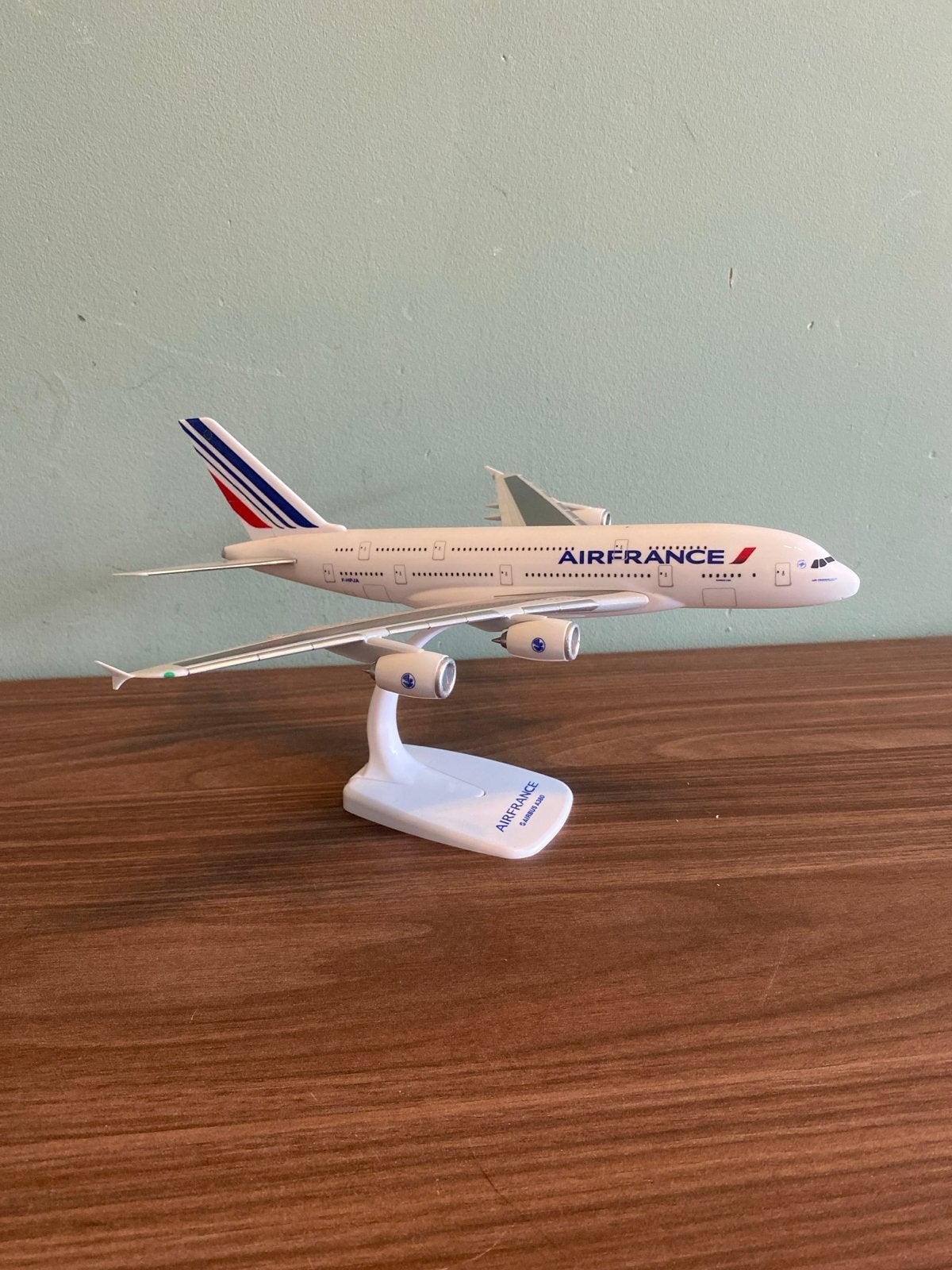 Air France Airbus A380 Schaalmodel 1:250, Overige merken, Ophalen of Verzenden, Vliegtuig, Gebruikt