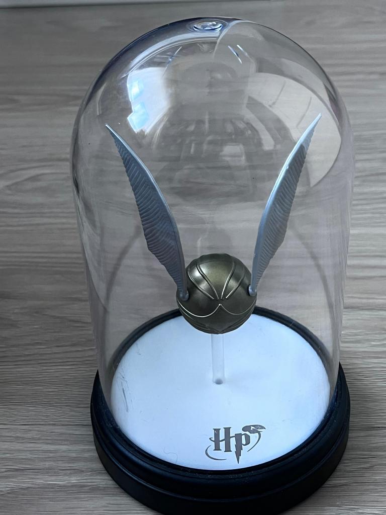 Harry Potter Gouden Snaai Lamp - Bell Jar Light, Ophalen of Verzenden, Zo goed als nieuw
