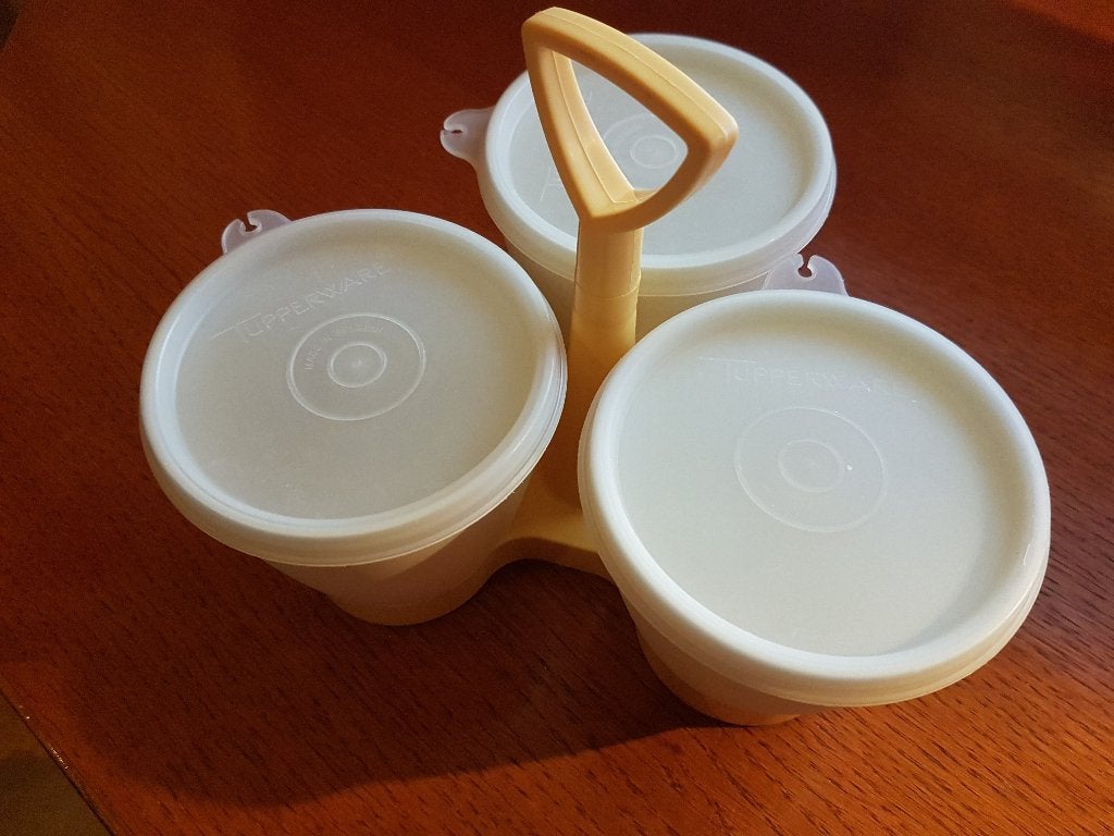 Tupperware Retro trio carrousel creme, Ophalen, Overige typen