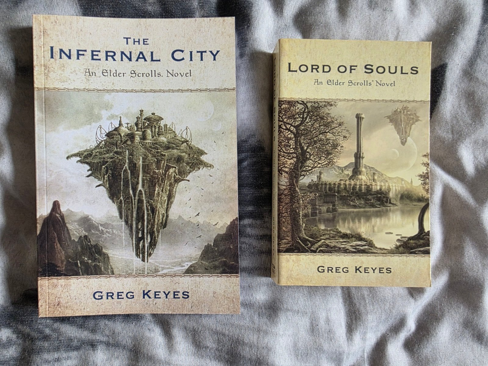 The Infernal City & Lord of Souls - Elder Scrolls, Ophalen of Verzenden, Zo goed als nieuw, Greg Keyes