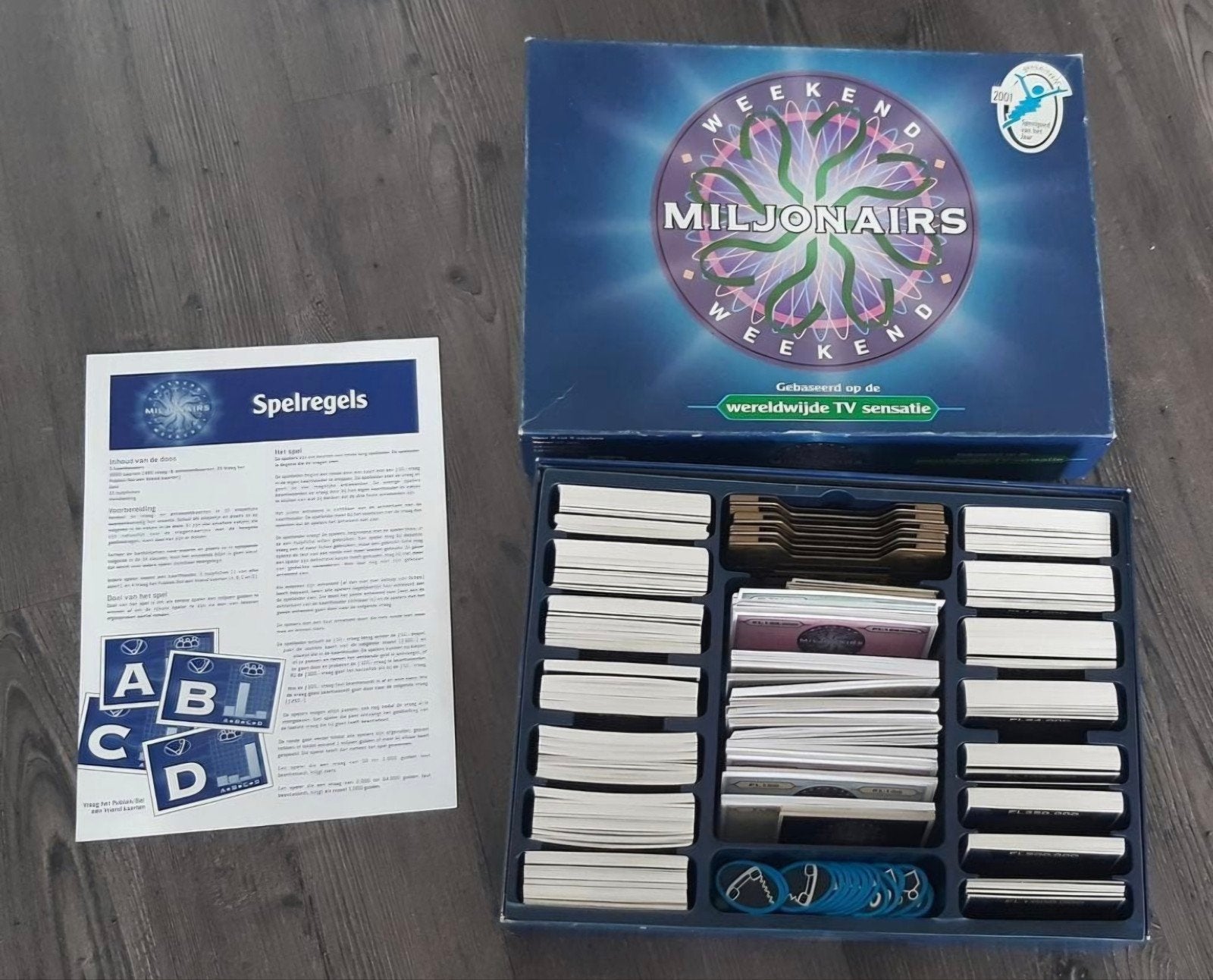 Weekend Miljonairs Bordspel - Gebaseerd op TV Sensatie, Hobby en Vrije tijd, Gezelschapsspellen | Bordspellen, Een of twee spelers