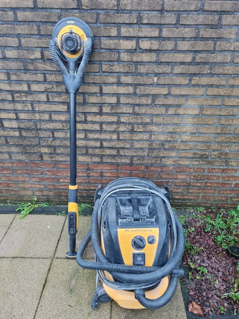 Te huur Mirka wand/plafond schuurmachine, Ophalen, Zo goed als nieuw, Minder dan 600 watt, Overige typen