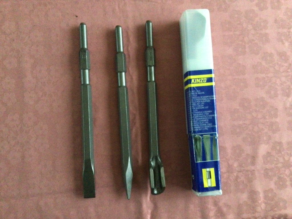 Kinzo breekbeitels SDS, sloop beitels, Doe-het-zelf en Verbouw, Ophalen of Verzenden, Nieuw, Boor- en/of Breekhamer, Klopboormechanisme