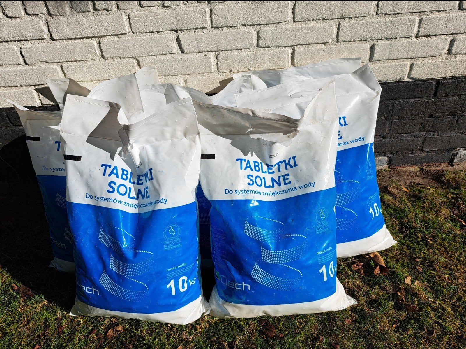 10 kg zakken zouttabletten, Ophalen, Nieuw