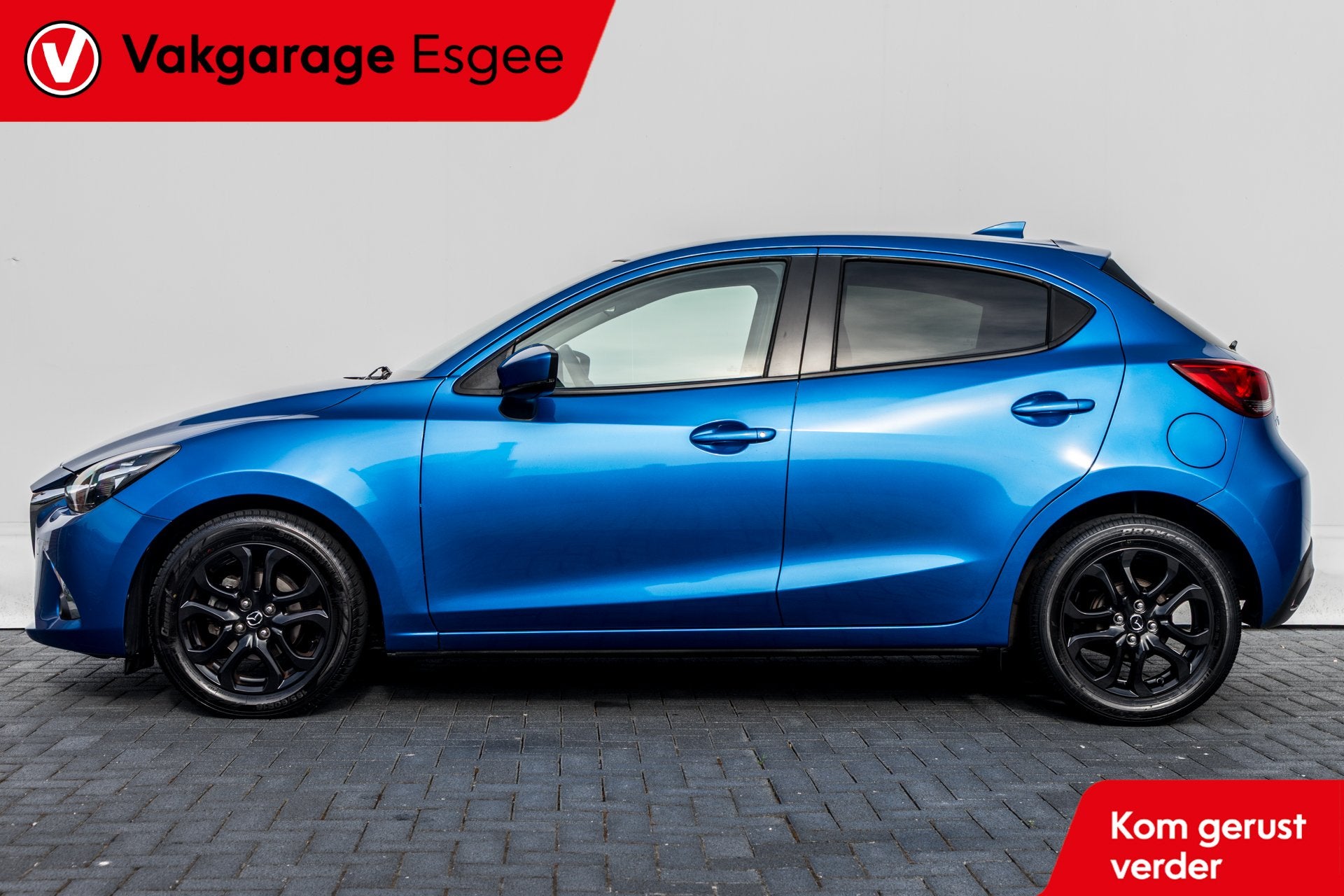 Mazda 2 1.5 90 PK Skyactiv-G Sport Selected | Ned Auto | 64, Stof, Met garantie (alle), Blauw, Origineel Nederlands