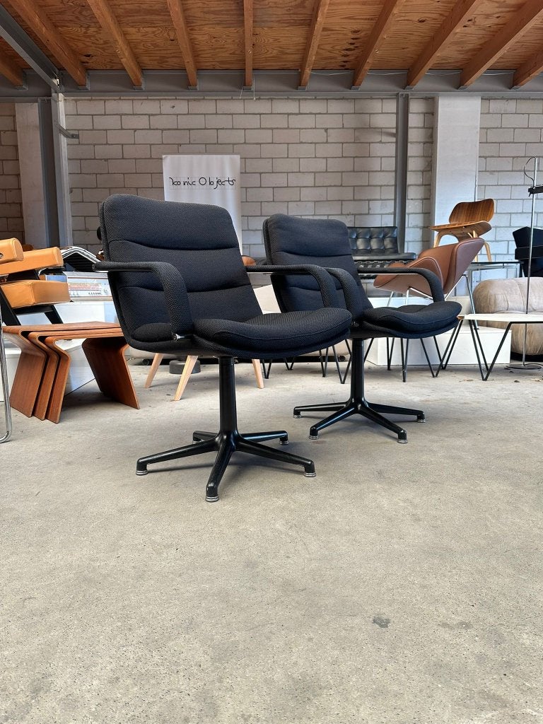 Artifort Channel chair by Geoffrey Harcourt (voorraad: 8), Ophalen, Gebruikt, Zwart, X