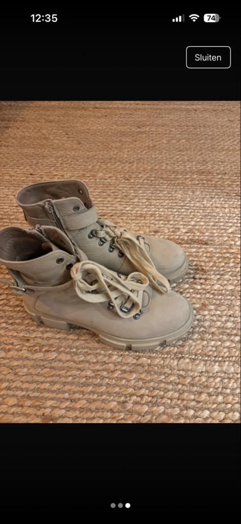 Copenhagen boots maat 38, Kleding | Dames, Schoenen, Ophalen of Verzenden, Gedragen, Beige, Lage of Enkellaarzen