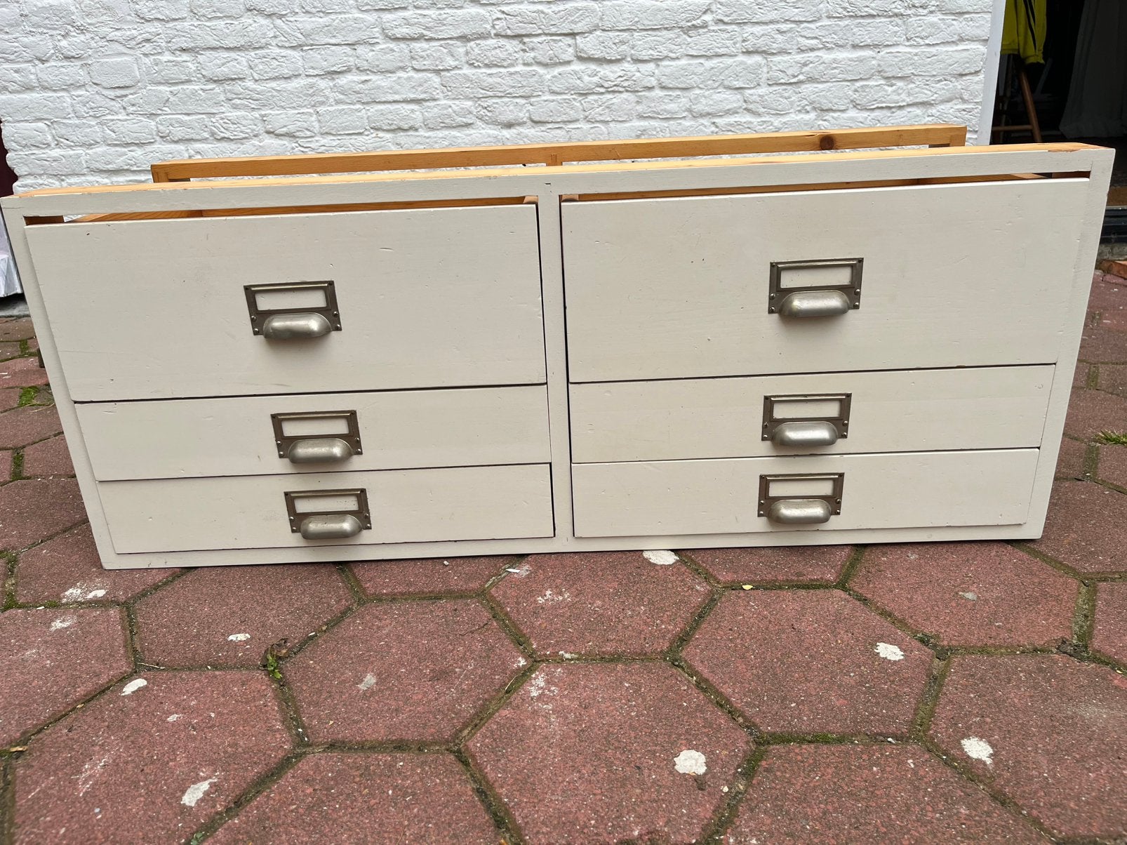 Lundia Stellingkast onderdelen met Klep - Gedeeltelijk Wit, Ophalen, Gebruikt