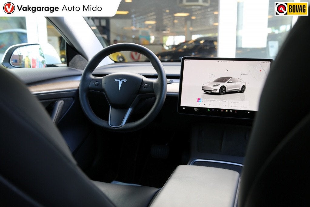 Tesla Model 3 Long Range AWD 75kWh | 1e eigenaar | BTW auto, Auto's, 0 cilinders, Gebruikt, Zwart, Stoelverwarming