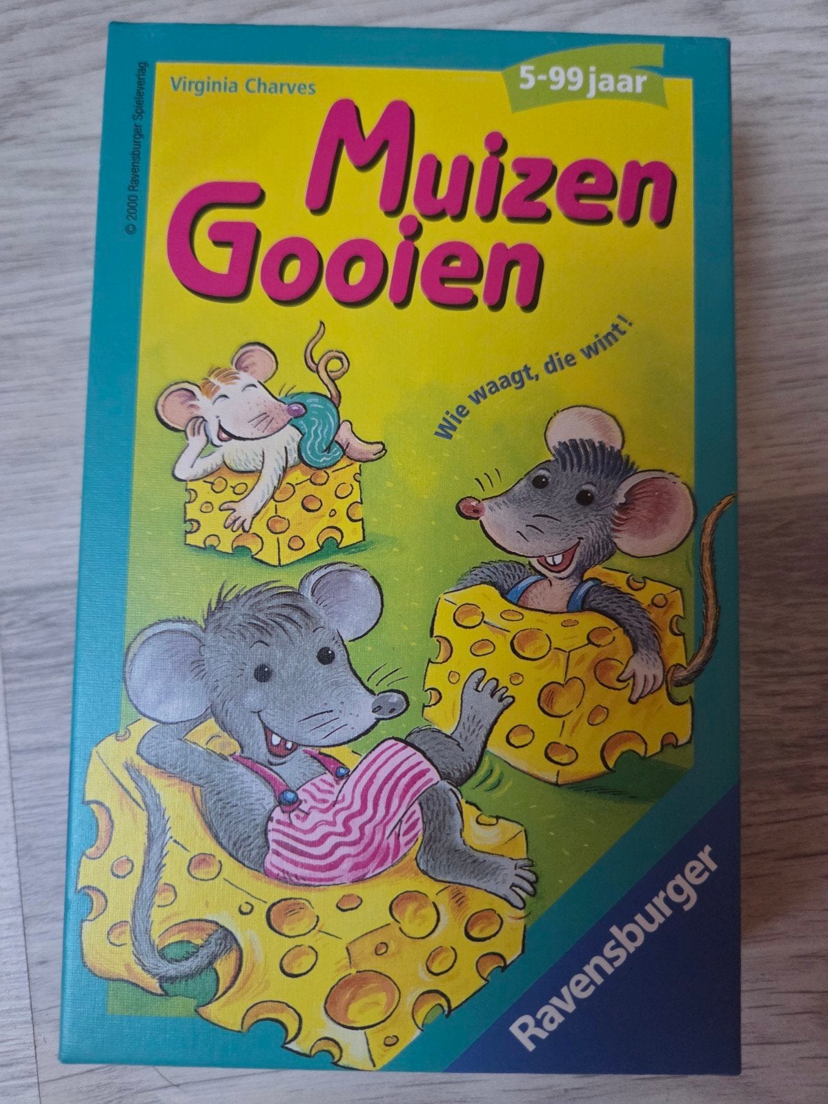 Muizen Gooien Ravensburger - Leuk familiespel!, Hobby en Vrije tijd, Drie of vier spelers, Ophalen, Zo goed als nieuw, Ravensburger