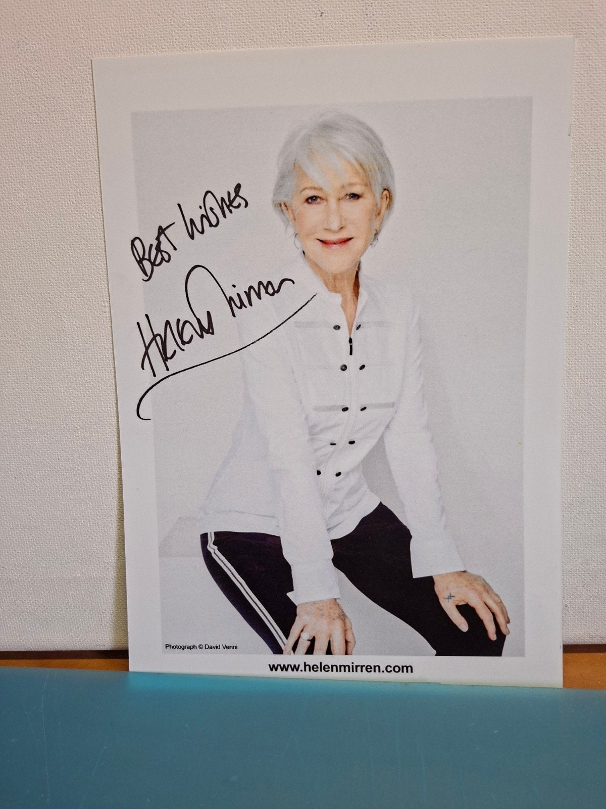 HELEN MIRREN ACTRESS UK, Verzenden, Nieuw, Foto of Kaart, Gesigneerd