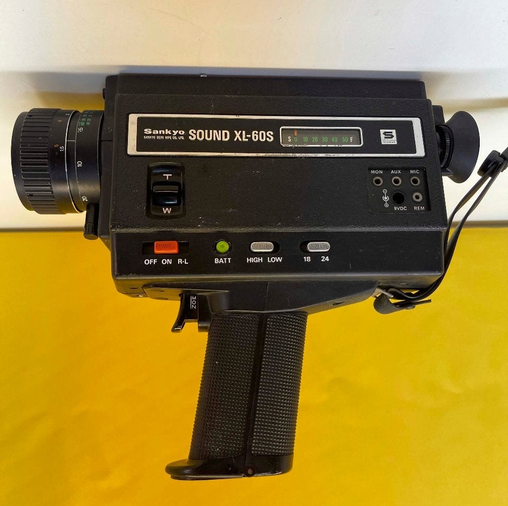 SANKYO SOUND XL-60S Vintage 8mm Filmcamera - werk goed, Audio, Tv en Foto, Videocamera's Analoog, 8mm, N, N, Ophalen of Verzenden