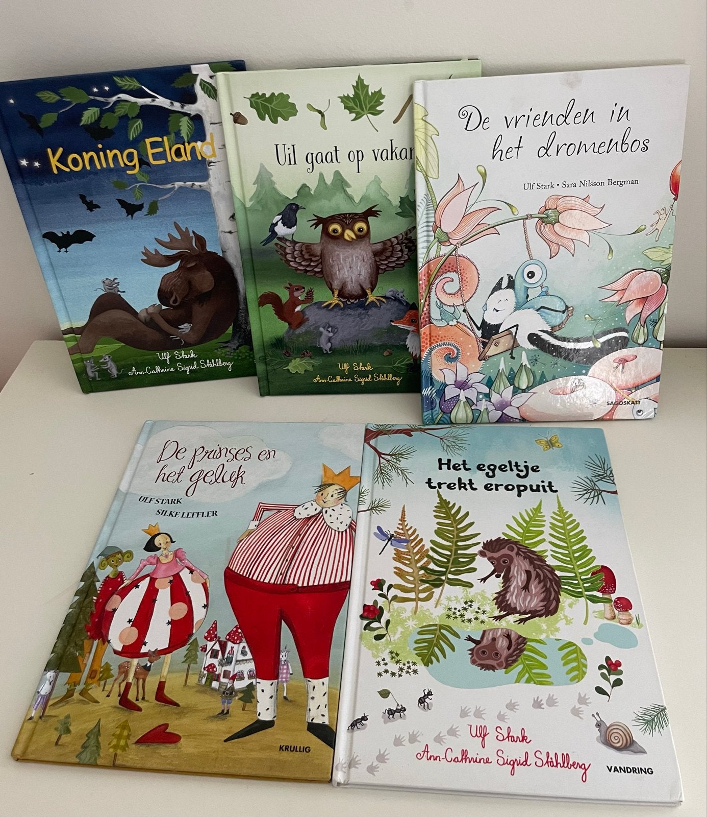 Set van 5 kinderboeken - Ulf Stark & Ann-Cathrine Sigrid Stå, Ophalen of Verzenden, Zo goed als nieuw, Fictie algemeen