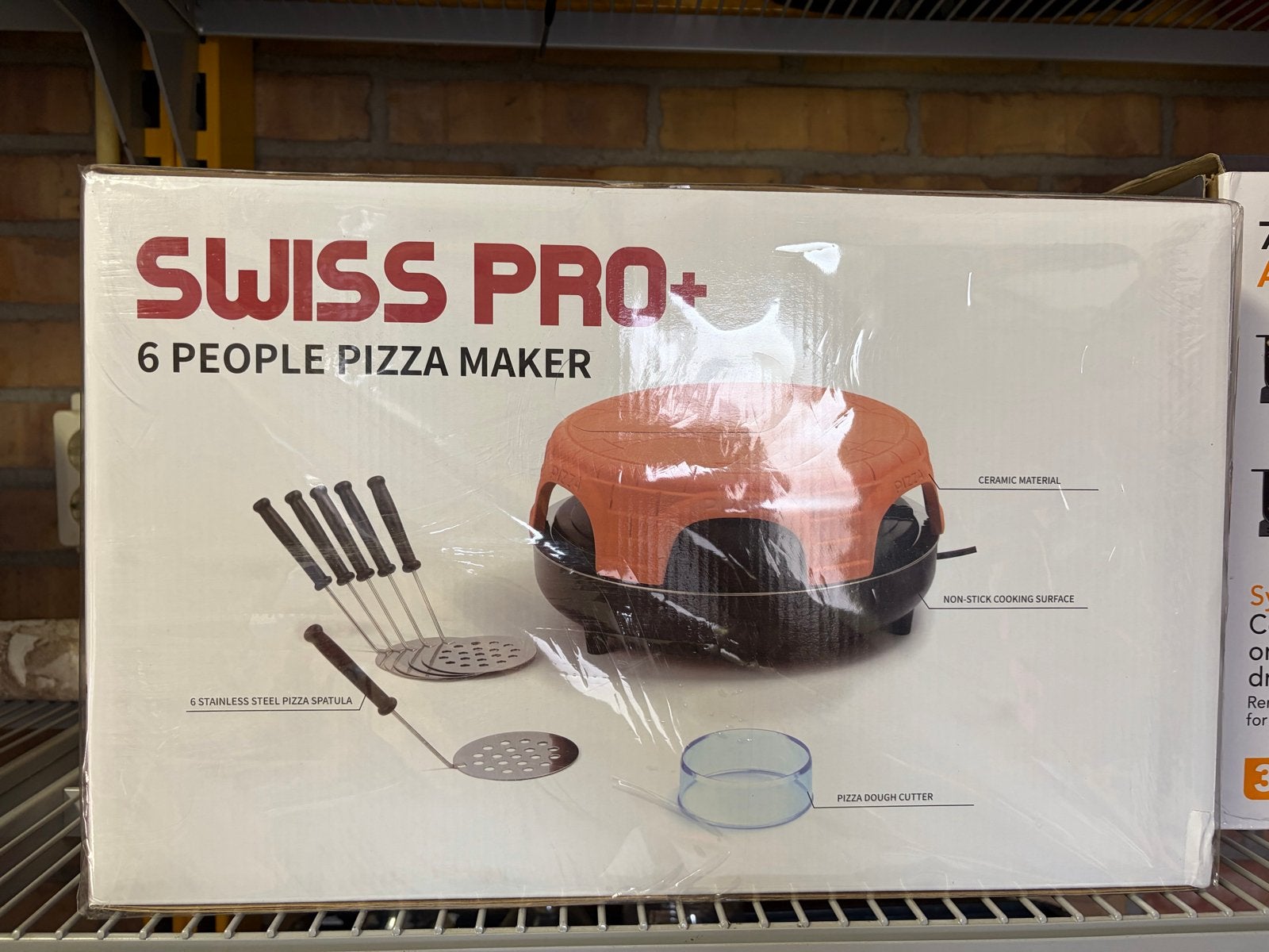 Swiss Pro+ Pizza Maker voor 6 personen - Nieuw in doos, Ophalen of Verzenden, Nieuw