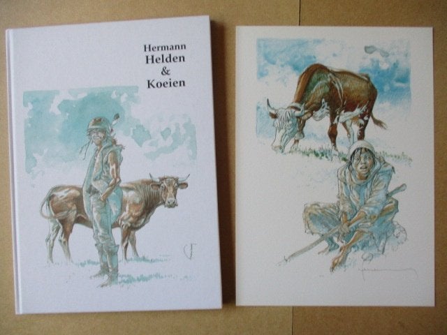 w0124 helden en koeien hc, Eén stripboek, Ophalen, Gelezen