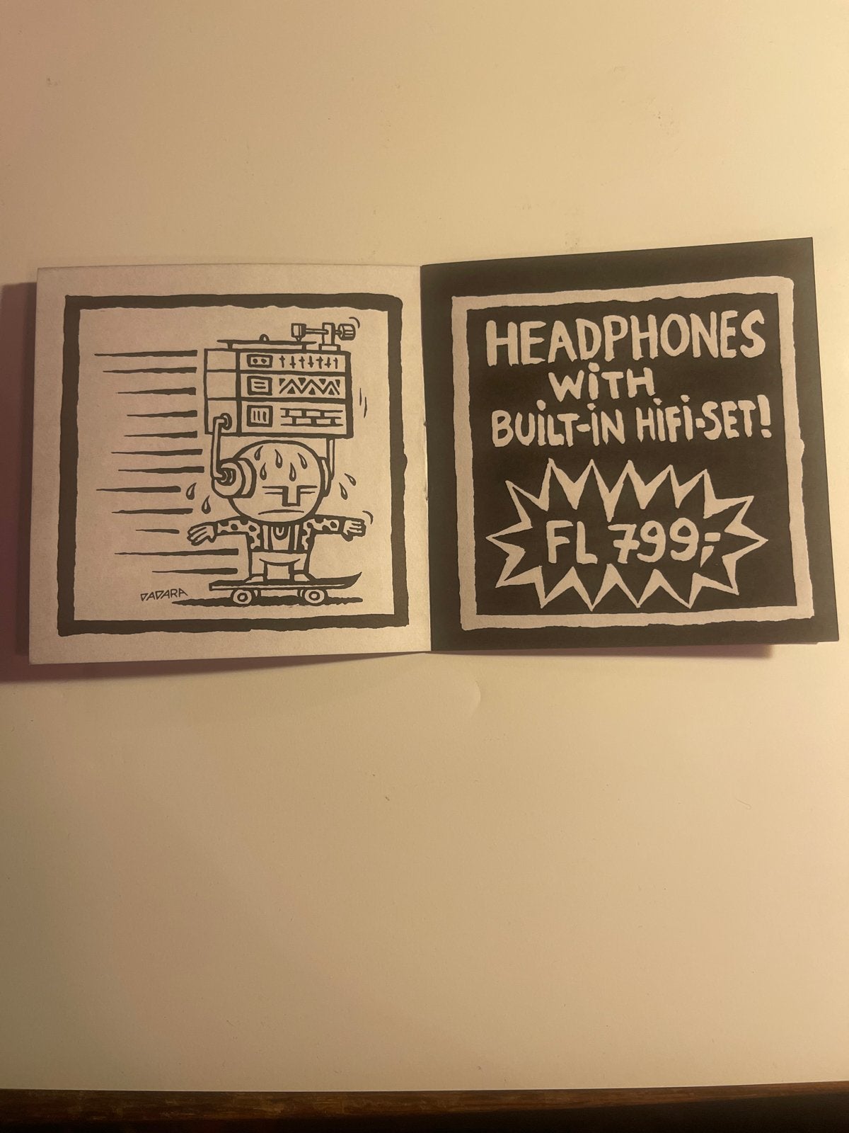 Dadara Outland Records Mini-boekje/Flyer Jaren '90, Verzenden, Nieuw