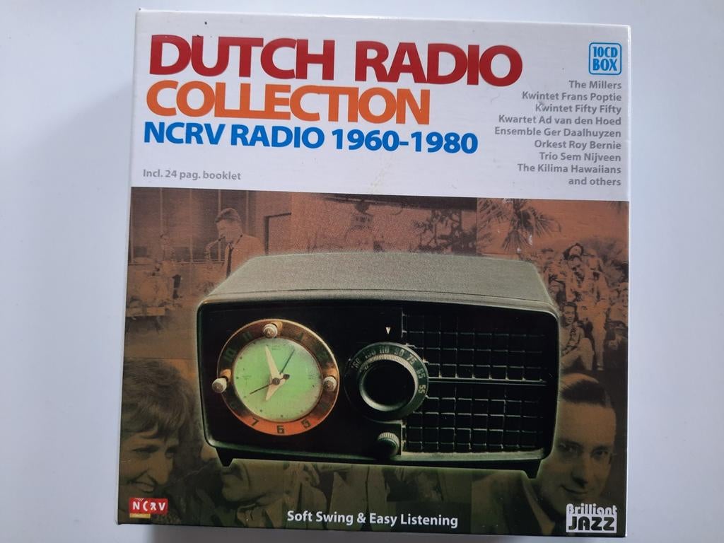 10 cd box  Dutch Radio Collection  1960 - 1980, 1960 tot 1980, Boxset, Ophalen of Verzenden, Zo goed als nieuw