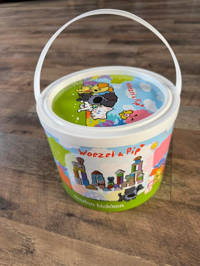 Woezel en Pip houten blokken, Ophalen, Zo goed als nieuw