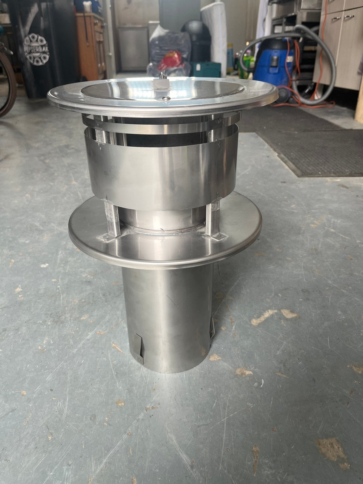 RVS trekkap schoorsteen Ø 150 mm, Ophalen of Verzenden, Nieuw, Overige soorten