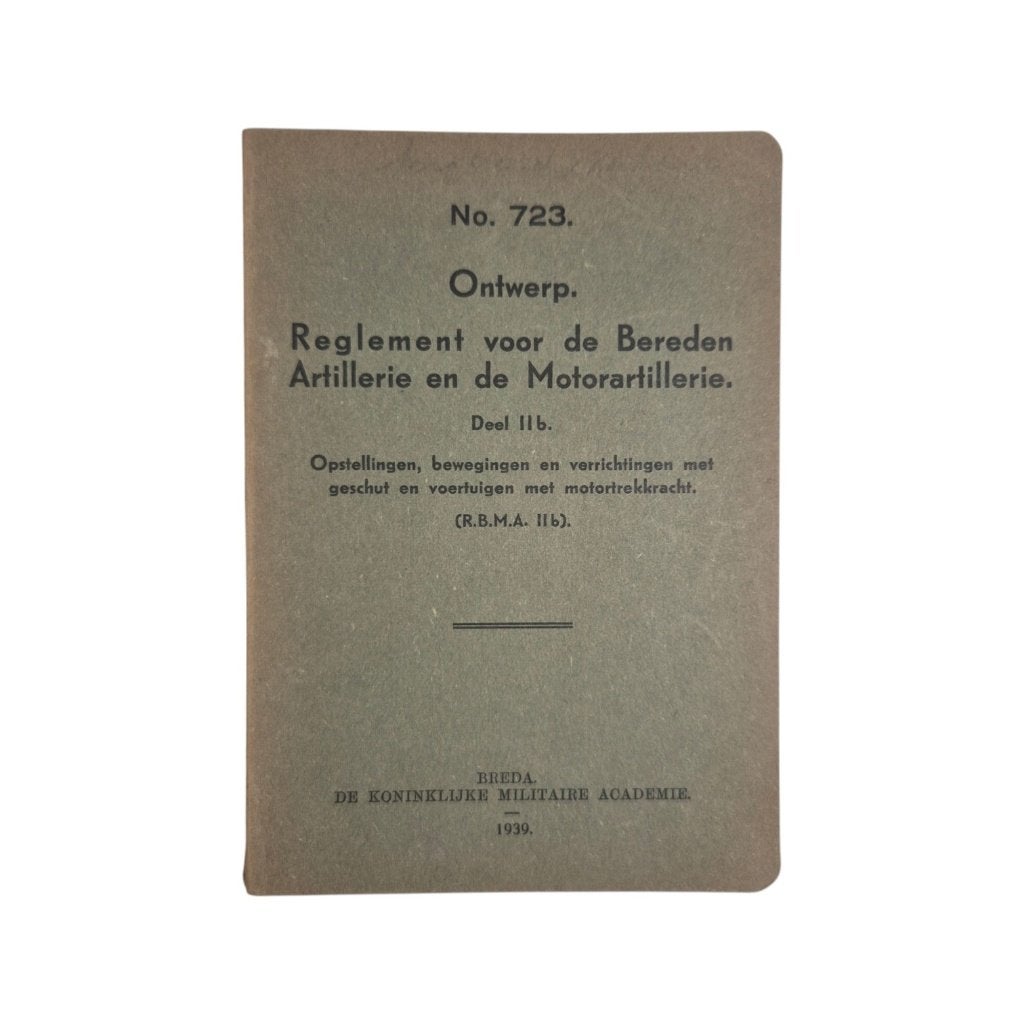 Nederlands voorschrift No.723, -, -, Ophalen of Verzenden, -