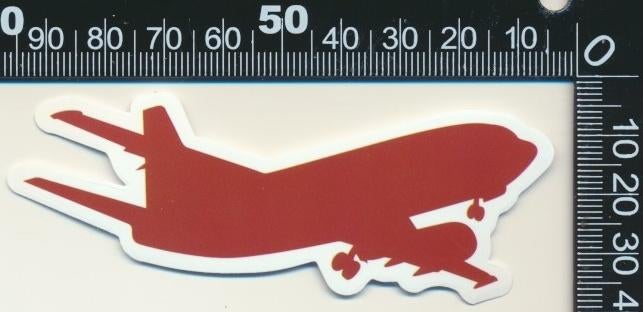 Sticker: Vliegtuig (3), Verzamelen, Stickers, Zo goed als nieuw, Bedrijf of Vereniging, Ophalen of Verzenden