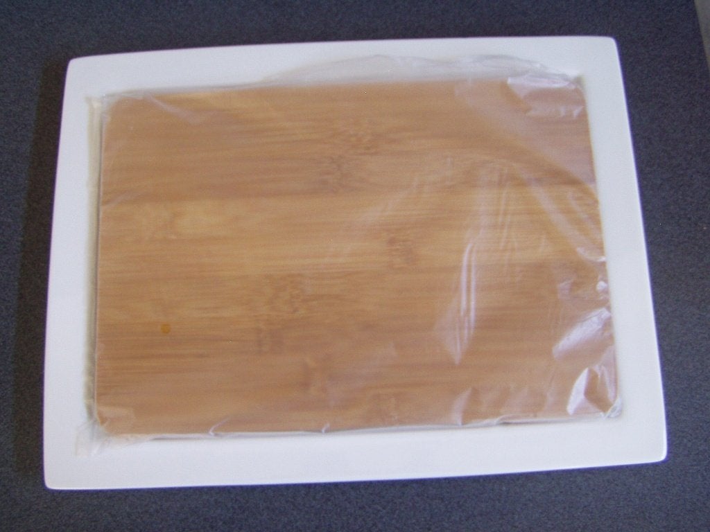 Serveer bord met snijplank, Snij-/serveerplank, Ophalen of Verzenden, Nieuw