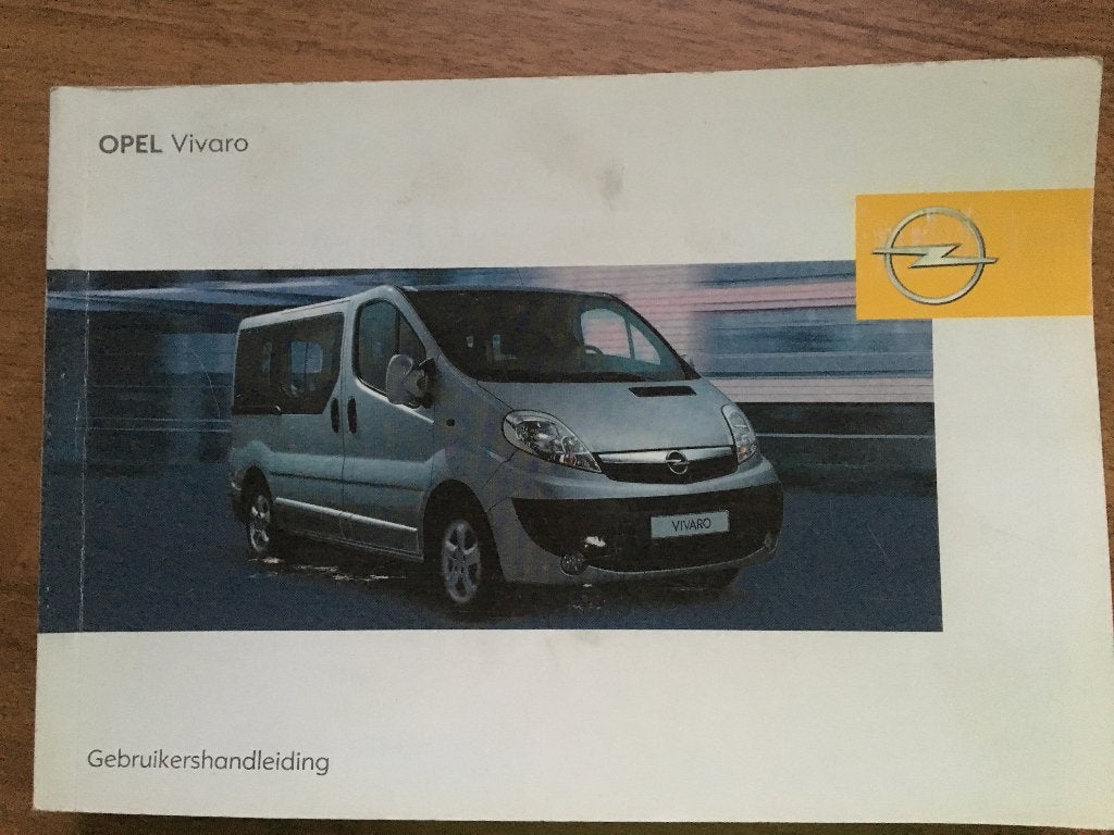 Instructieboek Opel Vivaro bestelauto, Vivaro Combi 2007, Ophalen of Verzenden
