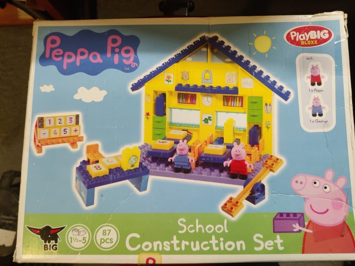Peppa Pig School Construction Set - Bouwset, Ophalen of Verzenden, Zo goed als nieuw, Overige merken