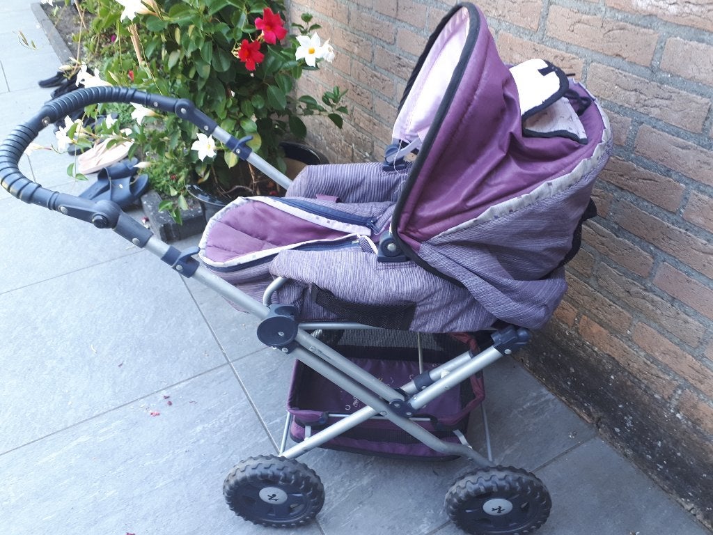 Poppenwagen, Ophalen, Gebruikt, Babypop