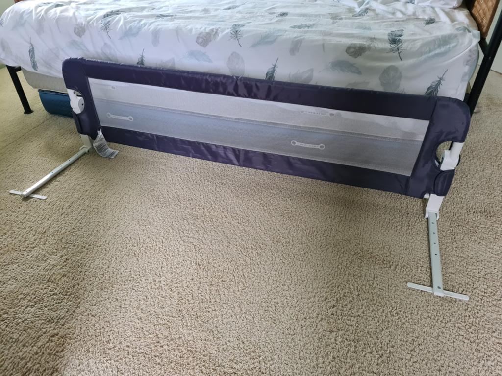 Bedhekje 150x42 cm grijs, Kinderen en Baby's, Ophalen, Zo goed als nieuw, 140 tot 160 cm, Minder dan 70 cm