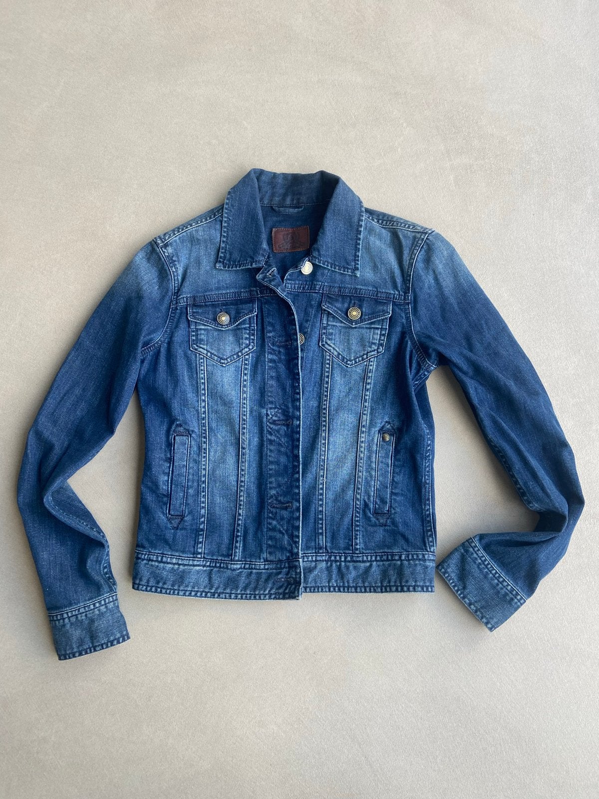 McGregor spijkerjack maat S - zo goed als nieuw, Ophalen of Verzenden, Zo goed als nieuw, Maat 36 (S), Blauw