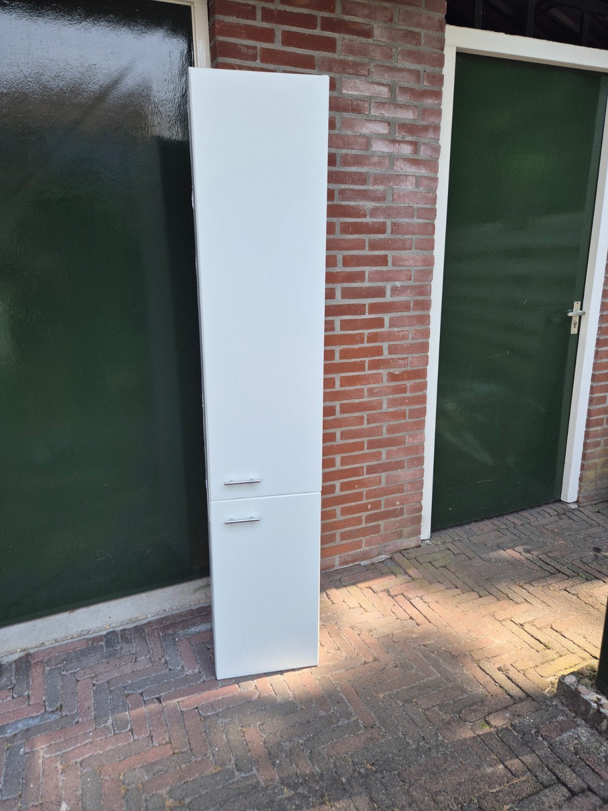 Hoge badkamerkast wit - Praktische opberger, Ophalen