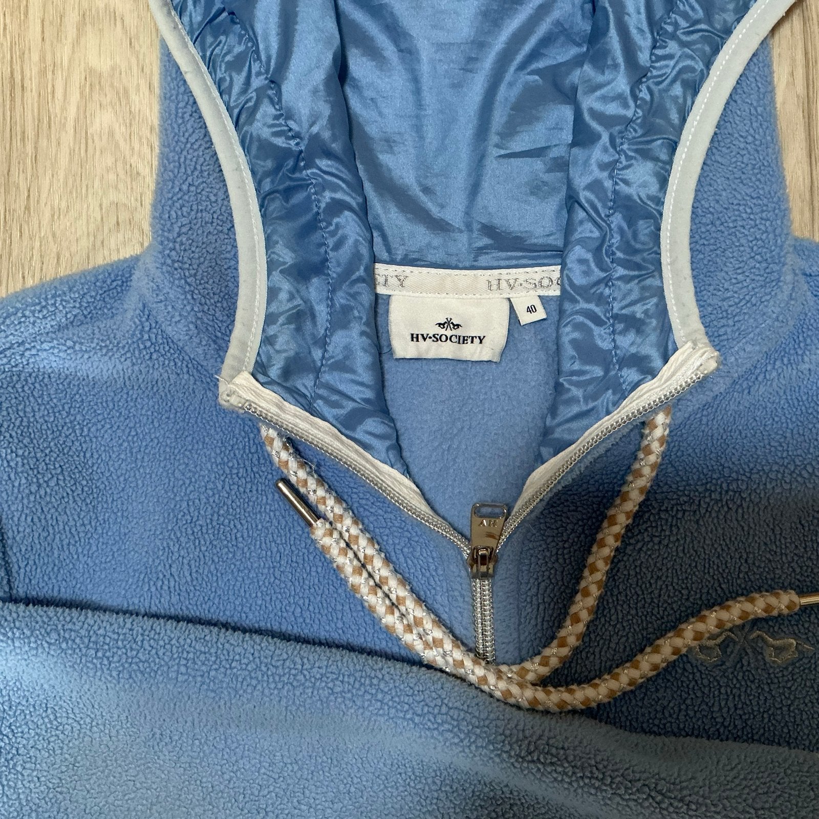 HV-SOCIETY Fleece Vest Maat 40 Blauw, Kleding | Dames, Ophalen of Verzenden, Zo goed als nieuw, Maat 38/40 (M), Blauw