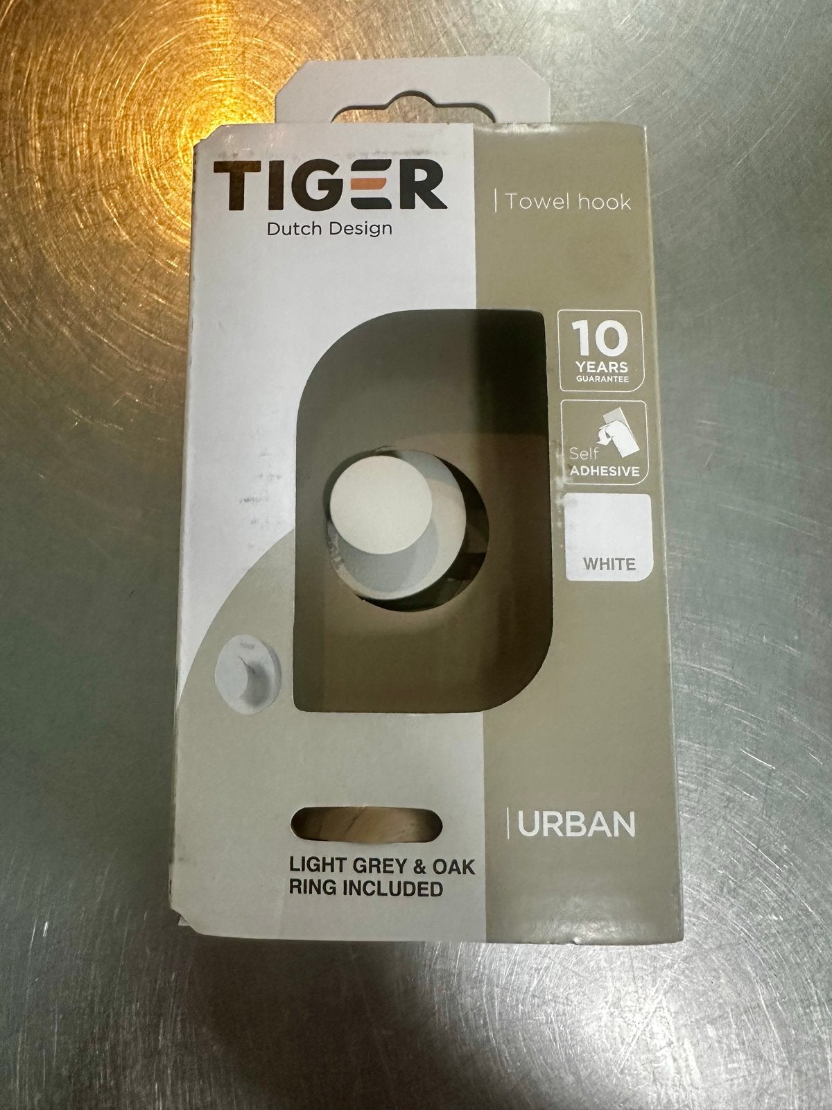 Nieuwe Tiger Urban Handdoekhaak Zelfklevend Wit, Huis en Inrichting, Badkamer | Badtextiel en Accessoires, Ophalen, Nieuw, Wit