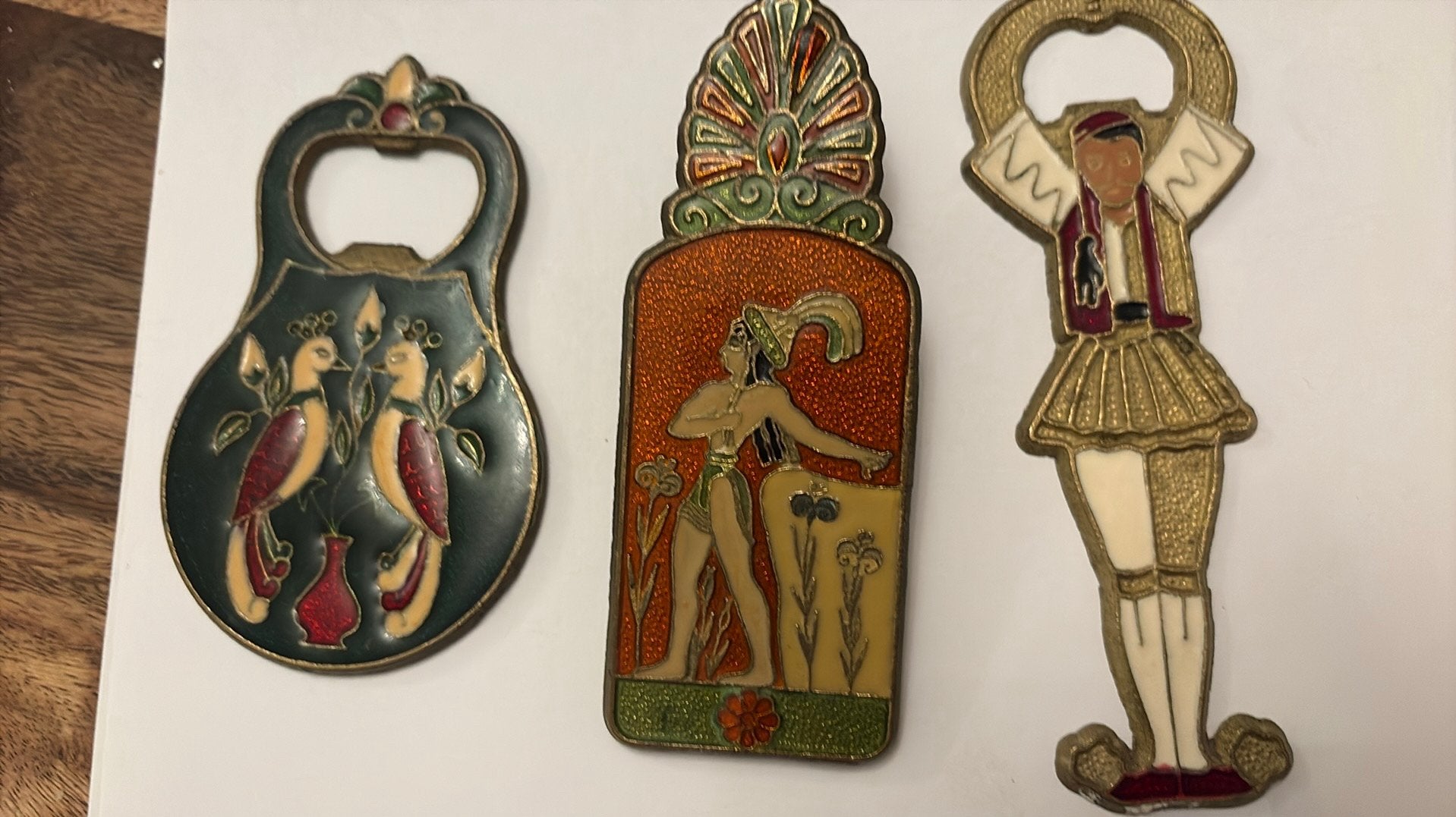 Cloisonnee klem en openers, Antiek en Kunst, Ophalen of Verzenden