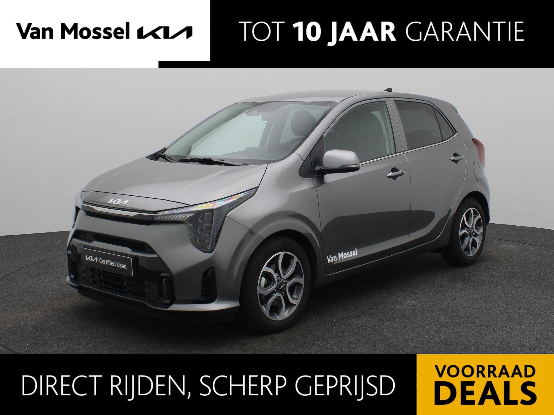 Kia Picanto 1.0 DPI ExecutiveLine Keyless | Stoelverwarming, Auto's, Kia, 12 maanden, Stof, 63 pk, 4 stoelen