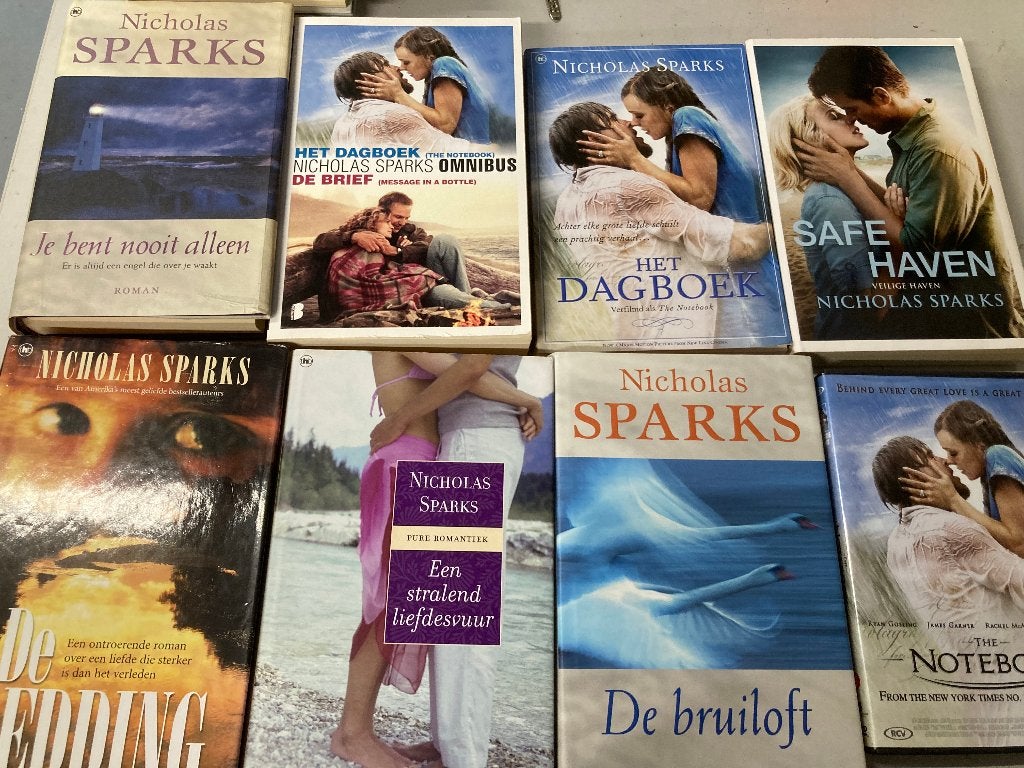 T.K. 2 boeken van Nicholas Sparks zie actuele lijst + DVD s, Ophalen of Verzenden, Gelezen, Nicholas Sparks, Wereld overig