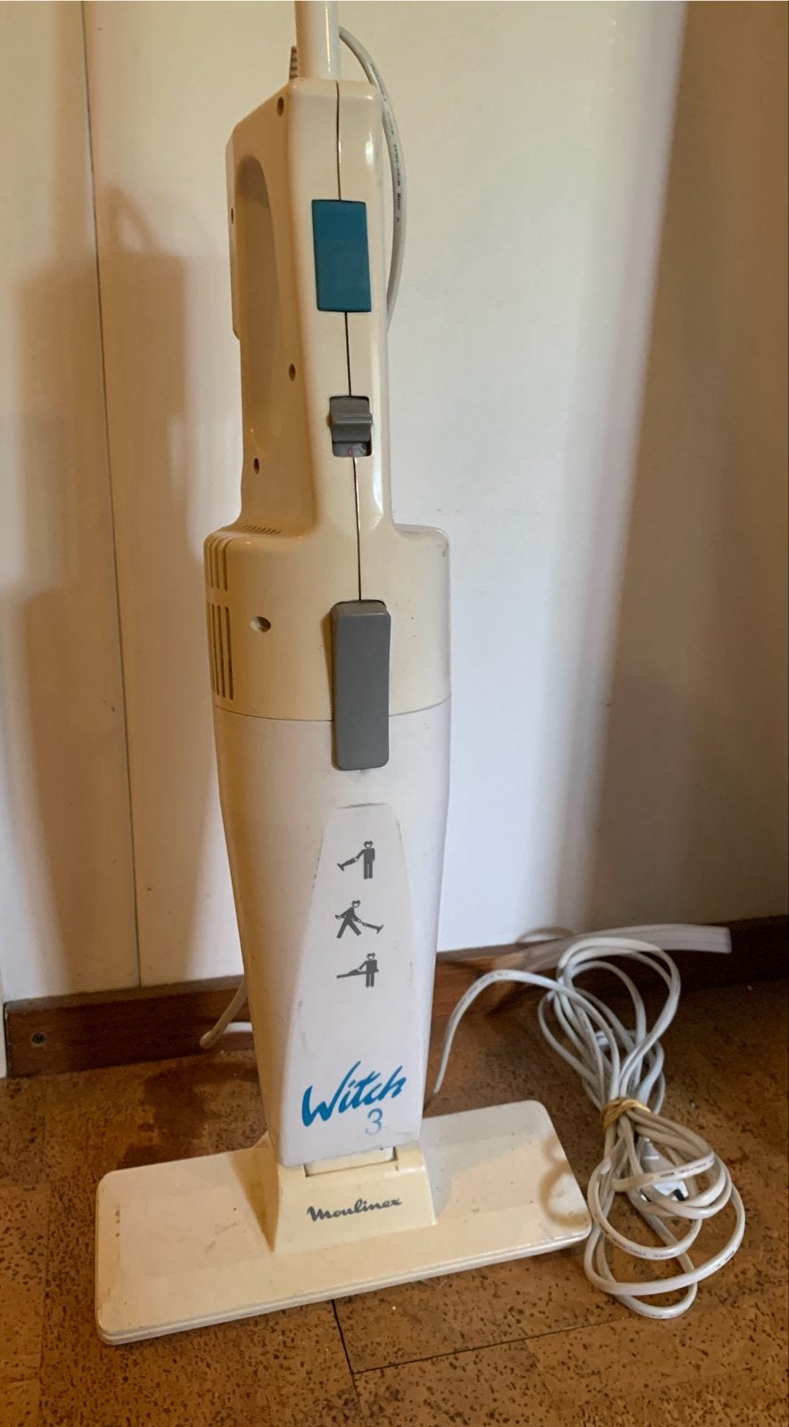 Moulinex Witch 3 Steelstofzuiger - Vintage en Functioneel, Witgoed en Apparatuur, Ophalen, Overige merken, Gebruikt, Geschikt voor harde vloeren