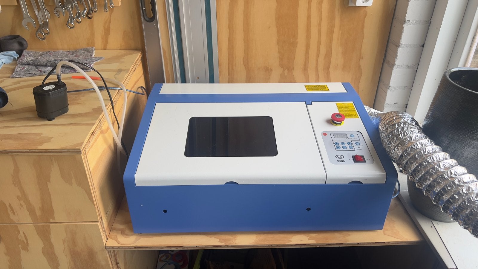 K40 Laser graveermachine, Ophalen of Verzenden, Gebruikt, Machine, Overige merken
