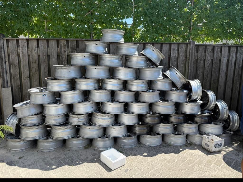 Opkoper aluminium velgen, Tuin en Terras, Ophalen of Verzenden, Zo goed als nieuw, Aluminium, Waterornament