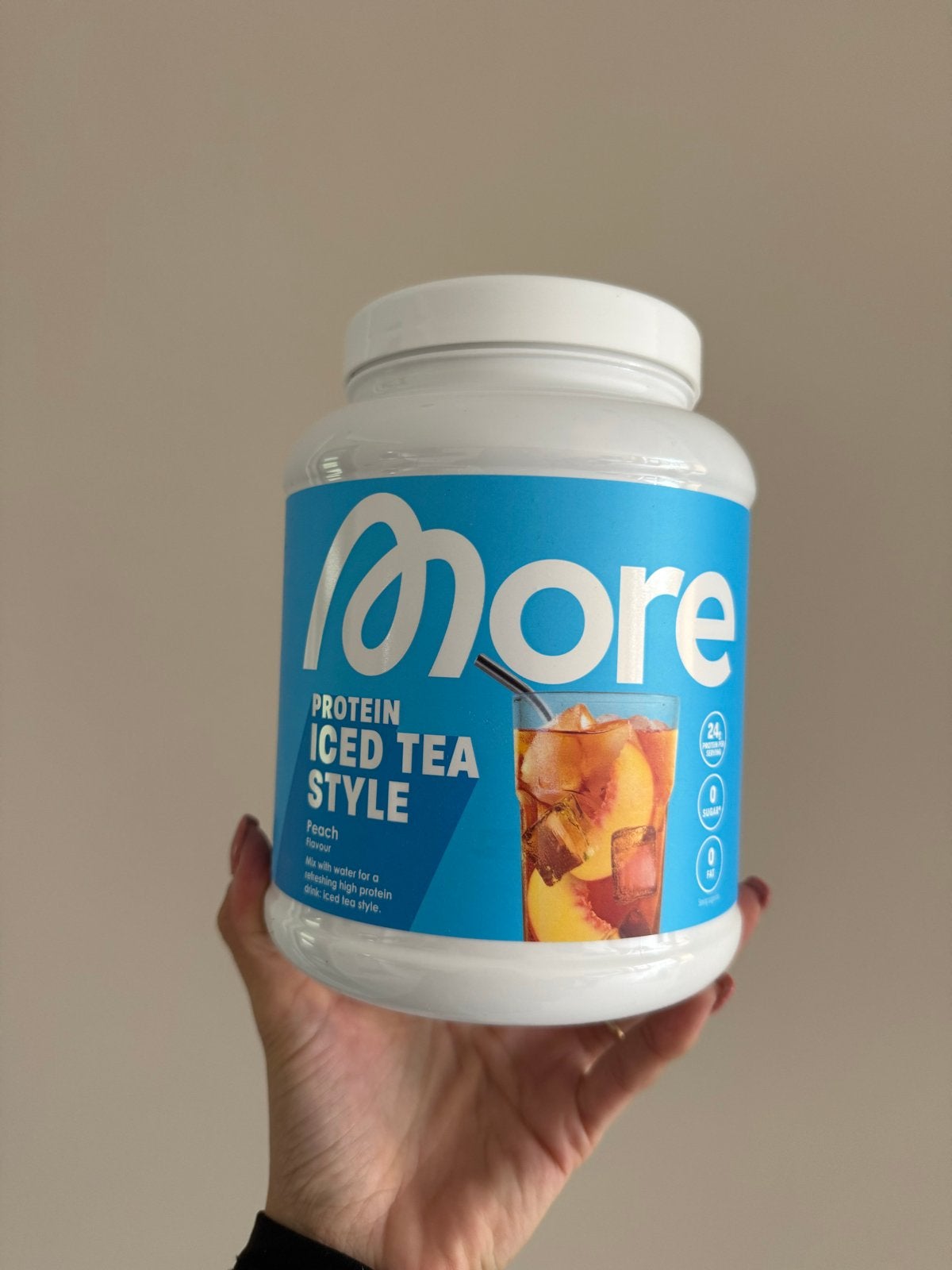 More Protein Iced Tea Style Peach - Nieuw, Ophalen of Verzenden, Nieuw, Poeder of Drank
