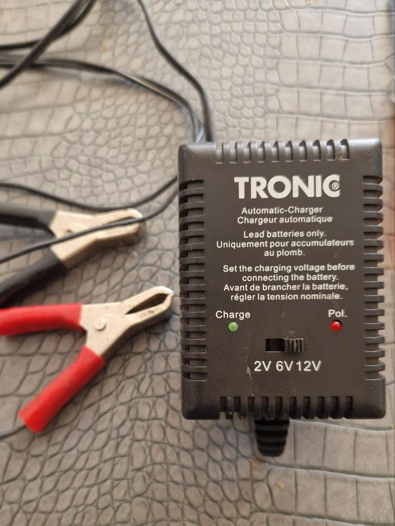Tronic Intelligente Acculader 2V/6V/12V voor Bromfiets, Ophalen