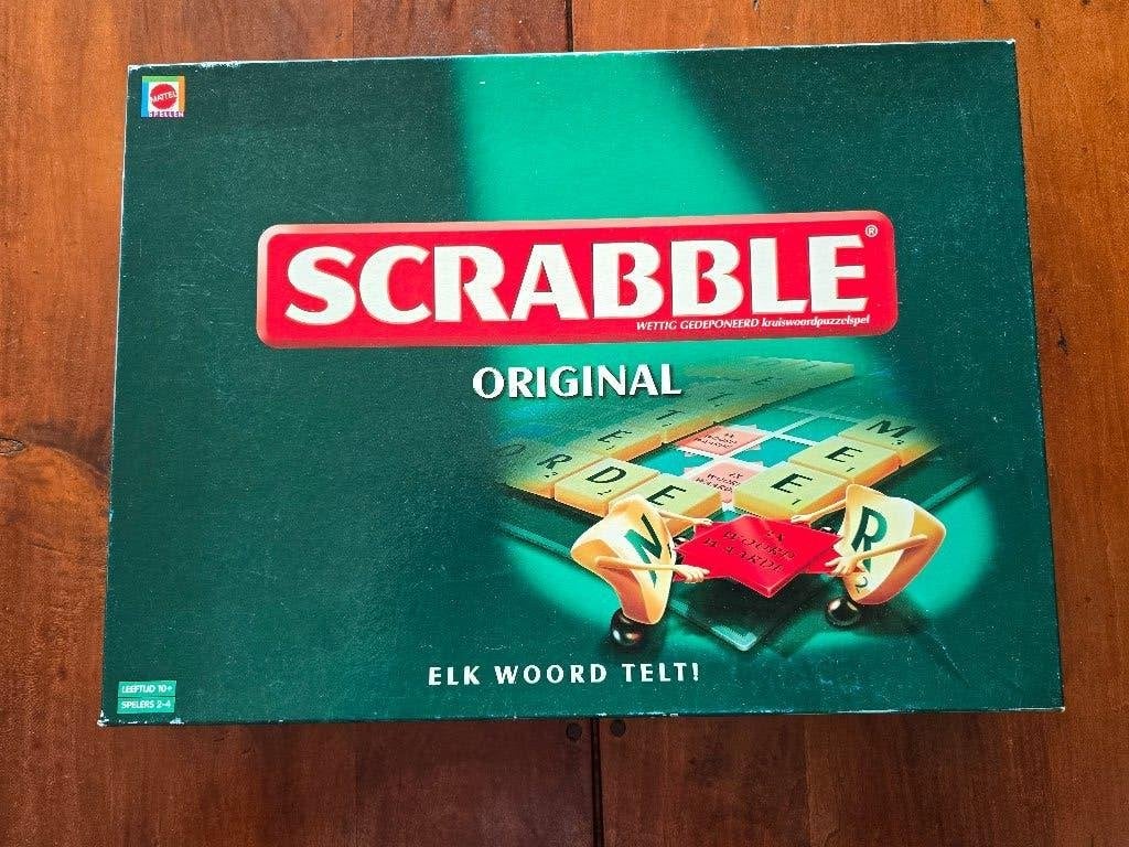 Scrabble Original Bordspel - Klassiek Woordspel, Ophalen of Verzenden, Gebruikt, Mattel