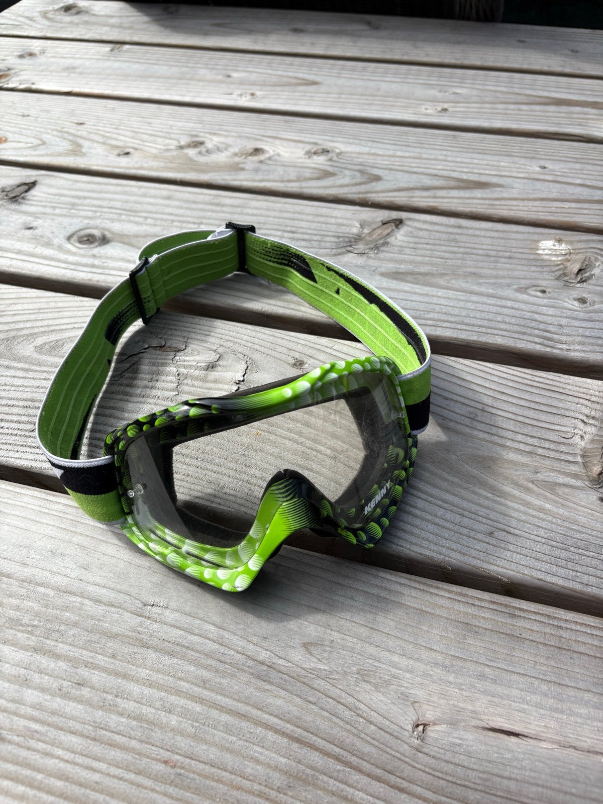 Kenny Crossbril - Groen/Zwart, Ophalen of Verzenden, Tweedehands, Heren, Motorcrosskleding