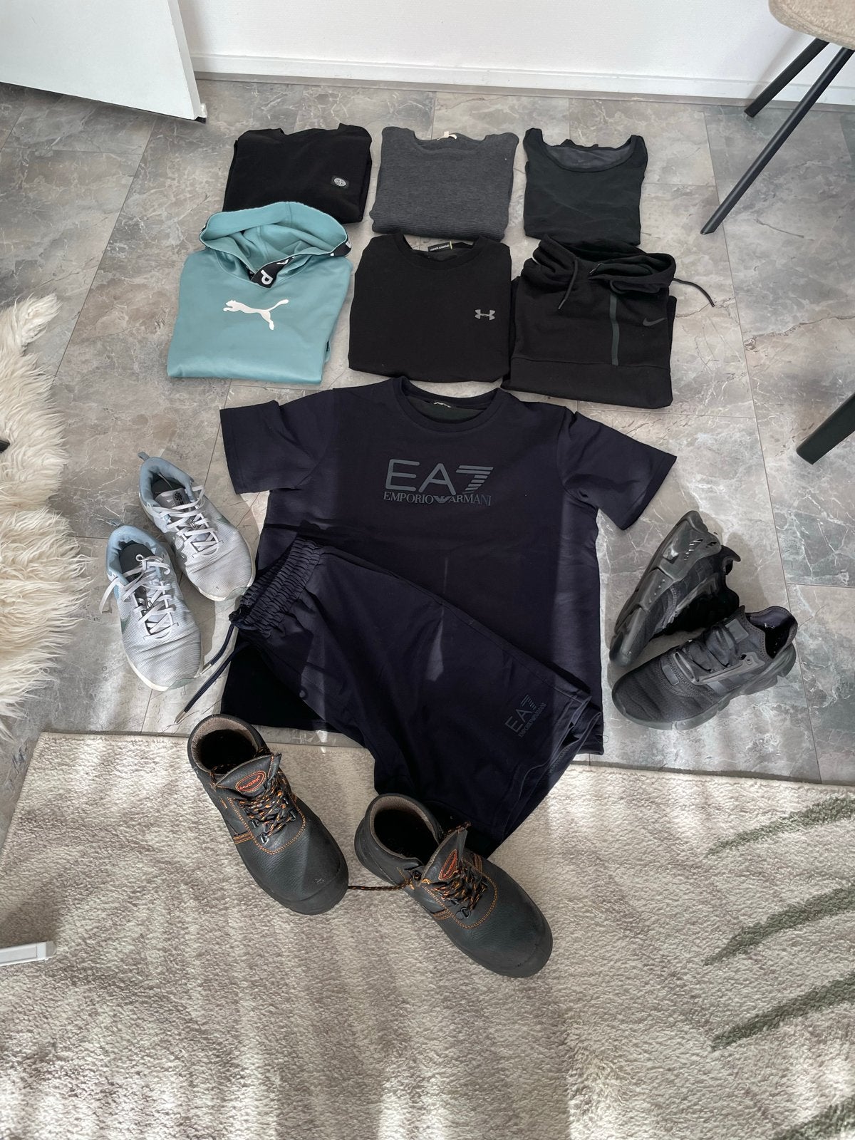 Grote kleding- en schoenenbundel (11 items), Ophalen of Verzenden, Gedragen
