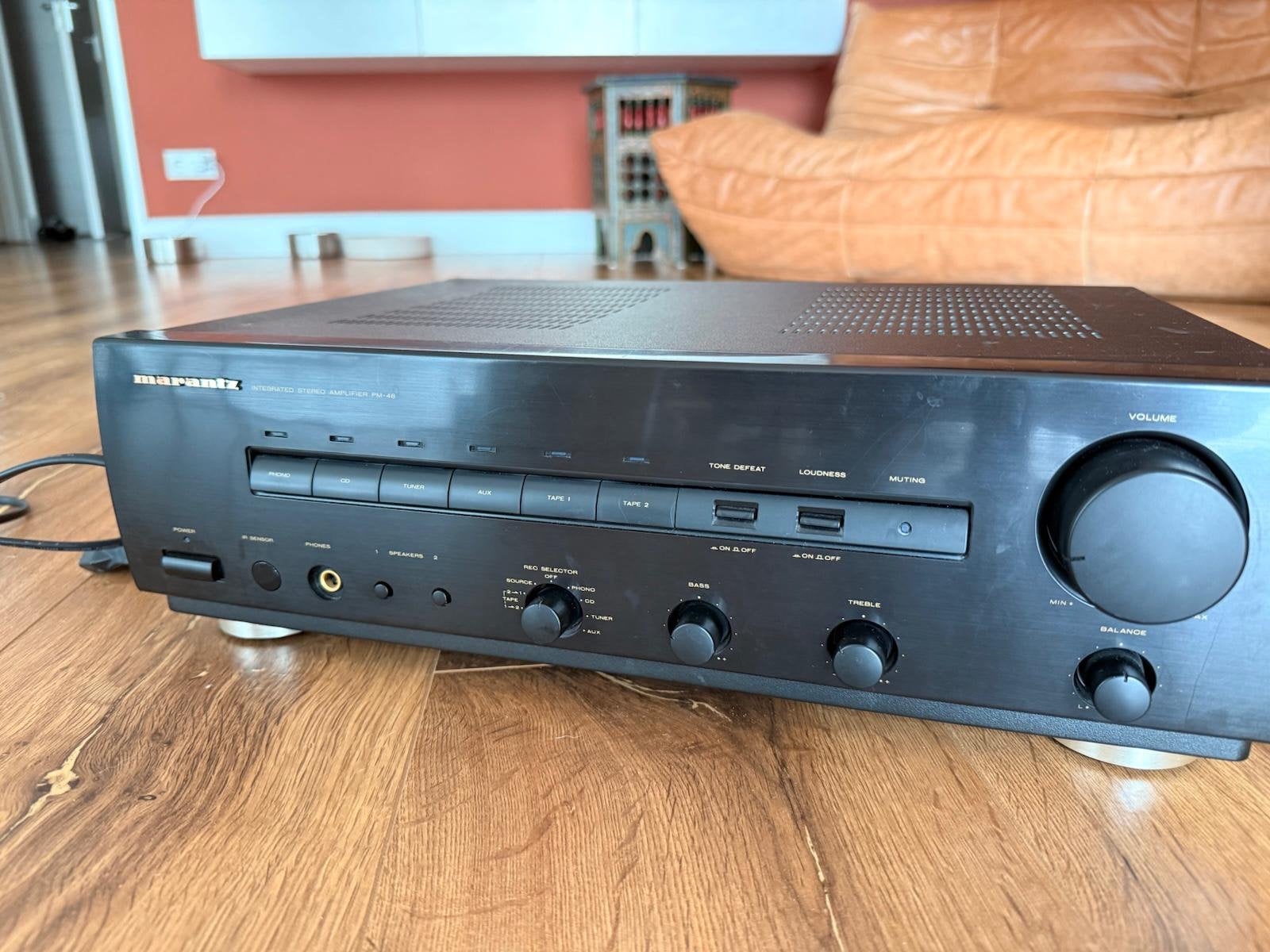 Marantz PM-48 solid state stereo amplifier, Ophalen of Verzenden, Zo goed als nieuw, Marantz